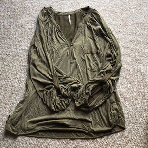 Free People long sleeve shirt